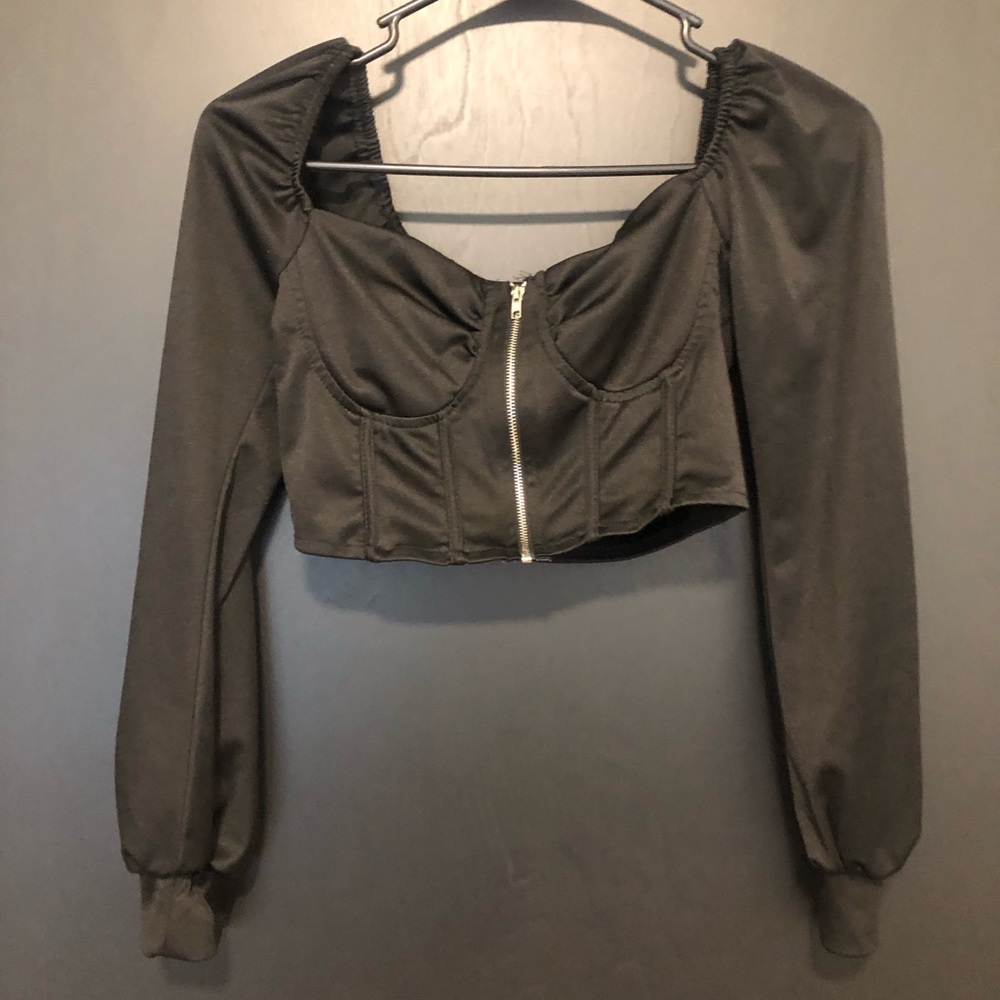 Never worn black sup up shirt.